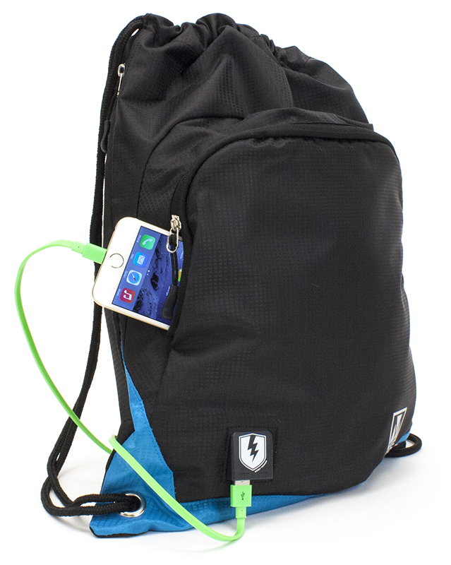 Brand New M-Edge Tech Sack Pack Charging with Battery Everyday Backpack 6000mah 